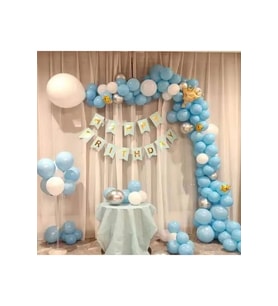 Çıtıpıtıstore Mavi Doğum Günü Balon Seti