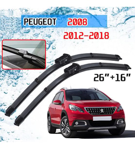 Peugeot 2008 Ön Cam Muz Silecek Takımı 2012-2018