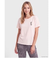 LCW DREAM Gri Leopar Desenli Kadın Pijama Takımı