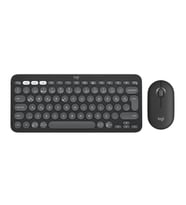 Logitech Pebble 2 Combo Çoklu Sessiz Kablosuz Türkçe Q Klavye Mouse Seti - Grafit 920-012245