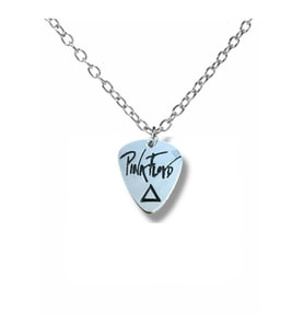 Pink Floyd Rock Grubu Pena Şeklinde Çift Taraflı Rock İşaretli Unisex Metal Kolye (Gümüş)