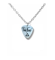 Pink Floyd Rock Grubu Pena Şeklinde Çift Taraflı Rock İşaretli Unisex Metal Kolye (Gümüş)