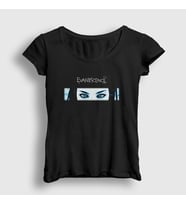 Presmono Kadın Siyah Eyes Evanescence T-Shirt 146037tt