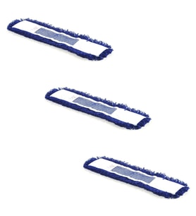 Ekol Orlon Nemli Palet Tablet Toz Toplama Statik Mop - Mavi - 80 Cm. - 3 Adet