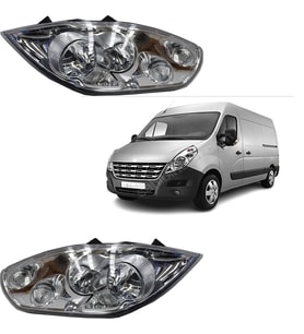 Renault Master III Sağ&Sol Far Takımı 2 Adet Motorsuz