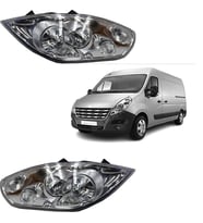 Renault Master III Sağ&Sol Far Takımı 2 Adet Motorsuz