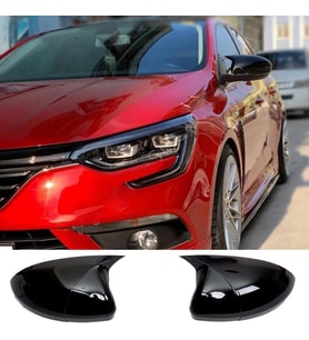 Renault Megane 4 Batman Yarasa Ayna Kapağı Piona Black ABS 2016 ve üzeri