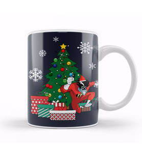 Freakazoid Around The Christmas Tree Kupa Bardak Porselen