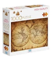 Dünya Haritası Puzzle 1000