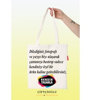 Kişiye Özel Baskılı 38x42 Bez Çanta Hediyelik (Pamuk Beyaz)