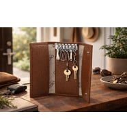 Legend Leather Diga 412 Hakiki Deri Anahtarlık Cüzdan (Taba)