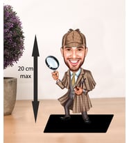 KİŞİYE ÖZEL KARİKATÜR sherlock holmes BİBLOSU