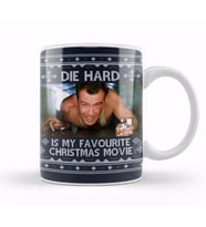 Die Hard Is My Favourite Christmas Movie Kupa Bardak Porselen