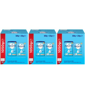 Nutrıcıa Aptamil Pronutra 800GR+250GR Toplam: 1050GR Devam Sütü No:4 (1 Yaş ve Üzeri) (3 Lü Set)
