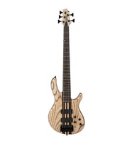 Cort A5 ULTRA ASH ENB 5 Telli Bas Gitar Seti (Çantalı) Siyah/Naturel Renk, Dişbudak Gövde, Fishman Fluence Manyetik