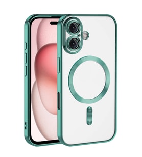 Apple iPhone 16 Uyumlu Kılıf Kamera Korumalı M-safe Wireless Şarj Özellikli Zore Demre Kapak