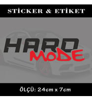 SERT MOD oto sticker yazı - araba kask motosikler kamyonet minibüs uyumlu etiket