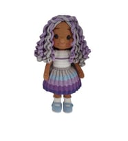 Esmer Güzeli Bebek Amigurumi Organik Oyuncak
