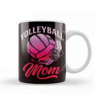 Volleyball Mom Mother Beach Volleyball Player Son Daughter Kupa Bardak Porselen