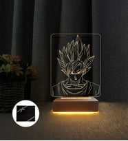 Anime Hediyelik Lamba Dragon Ball Goku Lamba 3d Led Masa Lambası Kişiye Özel İsimli Lamba