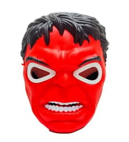 LED IŞIKLI MASKE IŞIKLI KIRMIZI HULK MASKESİ LED LİGHT RED HULK MASK PARTİ MASKELERİ KIRMIZI MASKE