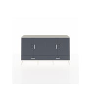 Arges Konsol 6 Raflı 2 Çekmeceli 4 Kapaklı 176x30x99 Aytaşı-Antrasit