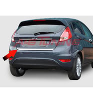 Ford Fiesta Krom Bagaj Alt Çıta Formlu 2009-2017 Arası Paslanmaz Çelik