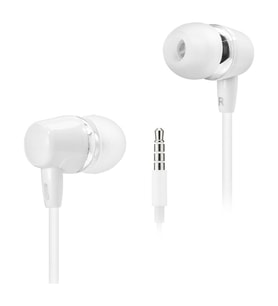 Kablolu Kulak İçi Mikrofonlu Kulaklık 3.5 Mm Pc Telefon Uyumlu Beyaz DHE7000WT