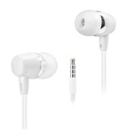 Kablolu Kulak İçi Mikrofonlu Kulaklık 3.5 Mm Pc Telefon Uyumlu Beyaz DHE7000WT