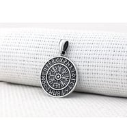 925 Ayar Gümüş Viking Vegvisir Model Usta İşi Kolye Ucu