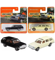 Matchbox 2 Araç Set Mercedes-Benz W123 Wagon & Mercedes Benz S123 Wagon (1/64)
