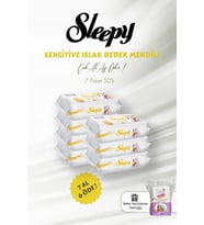 Sensitive Islak Mendil 7 AL 6 ÖDE 50 Yaprak ve Bebek Temizleme Pamuğu
