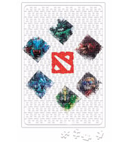 Herois Dota 2 Puzzle 240 Parça Yapboz