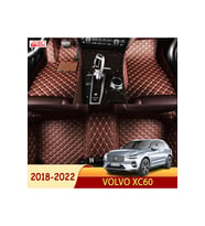 Miren Volvo Xc60 2018-2022 Uyumlu 5d Havuzlu Suni Deri OTO PASPAS (Kahverengi)
