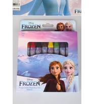 x Dekomus Lisanslı Elsa Frozen 8'Li Pastel Boya ve Resim Defteri Boyama Seti
