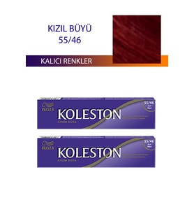 2 Adet Single Tüp Boya Saç Boyası Kızıl Büyü 55/46