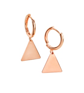 Üçgen Küpe - Rose KP-0026