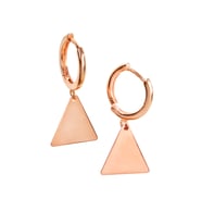 Üçgen Küpe - Rose KP-0026