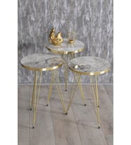 Zigon Sehpa Gold Efes Tel 1043