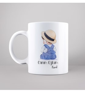 Canım Oğlum Tasarımlı Kupa Kişiye Özel