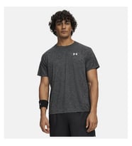 UNDER ARMOUR Ua Tech Textured Ss Siyah Erkek T-Shirt 1382796-001