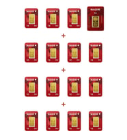 Nadir Gold 24 Ayar 20 Gram Külçe Altın (1 Adet 5 Gram Külçe Altın + 15 Adet 1 Gram Külçe Altın )