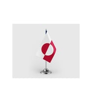 Grönland Tekli Saten Masa Bayrağı Seti
