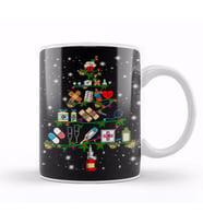 Yılbaşı Yeni Yıl Konseptli Merry Christmas 02 Kupa Bardak Porselen