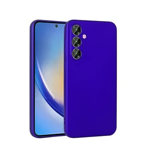 Samsung Galaxy A55 Uyumlu Kılıf Zore Premier Silikon Kapak (SAKS MAVI)