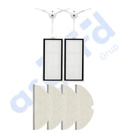 ROBOROCK Q8 MAX , Q8 MAX+ UYUMLU 2 Yan Fırça 2 Filtre 4 Mop PKT-iasgf0001241