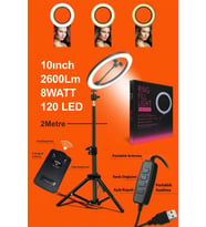 Rıng Fıll Lıght Led Işık Tripod Ile Bluethoot Kumanda -TİKTOKER (Siyah)