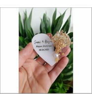 Kişiye Özel Epoksi Söz Nişan Organizasyon Magnet 25 adet POLYESTER DEĞİLDİR