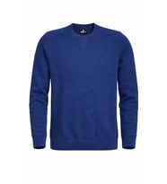Erkek  Triko Kazak – Bisiklet Yaka, Regular Fit, Dört Mevsim (Royal Mavi)