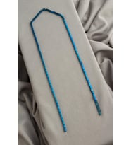Hematit Doğal Taş Parlak Mavi Dikdörtgen Kesim 2x4mm Dizi [AA]